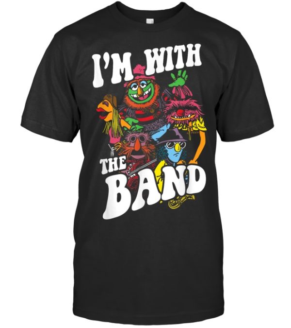 Im With The Band Color Rock Poster Themup T Shirt #14